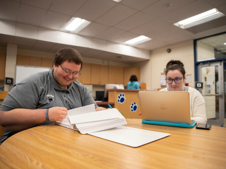 Students in the Success Center